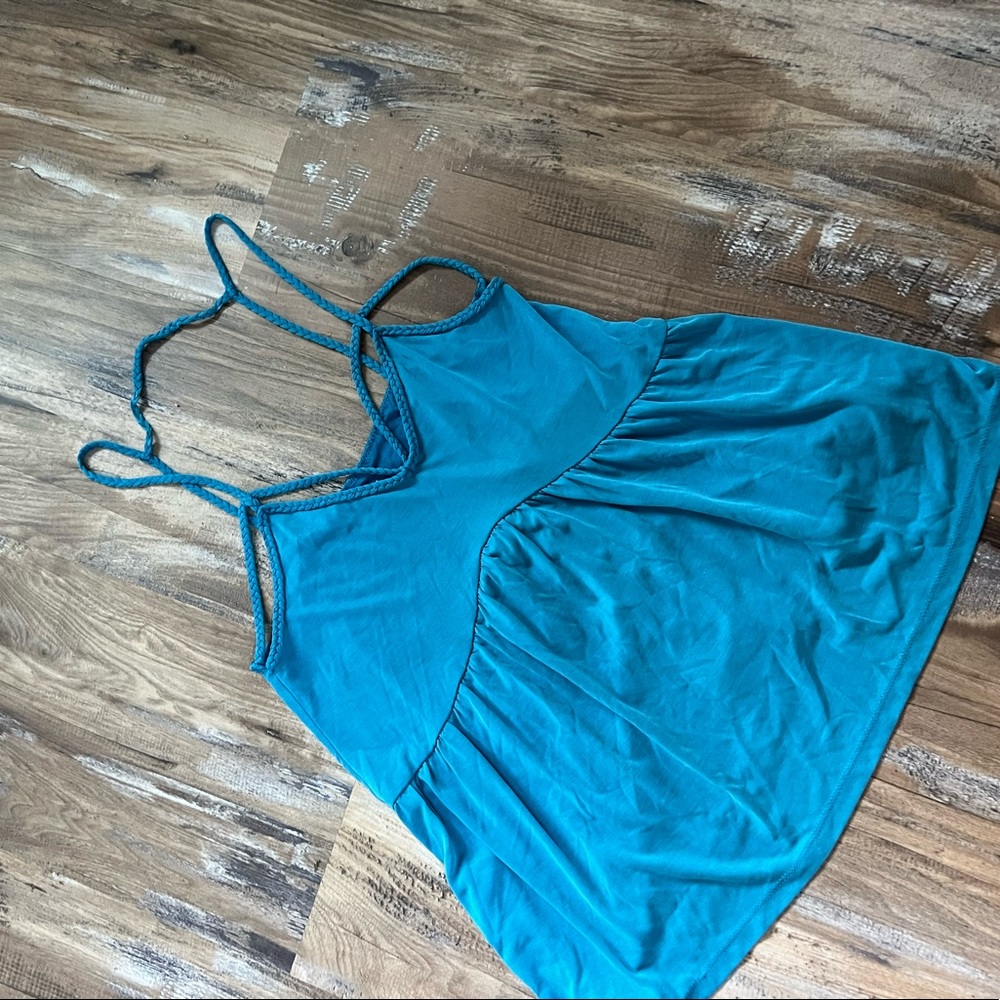 American Eagle teal tank